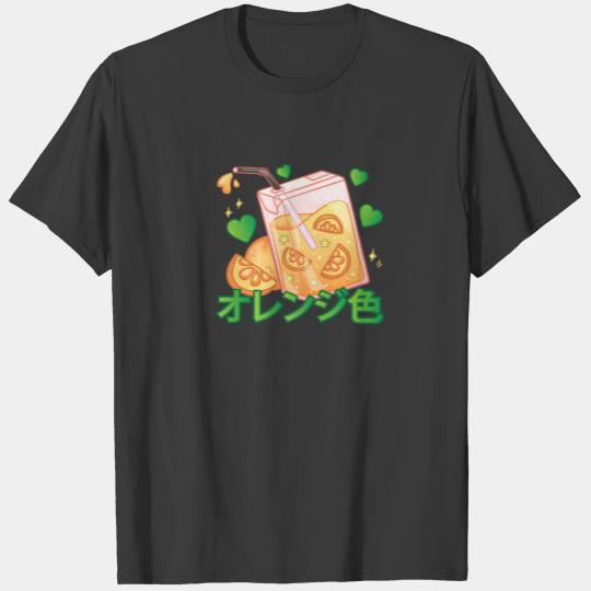 Orange Juice - Anime Art - Otaku Japanese Aestheti T-shirt