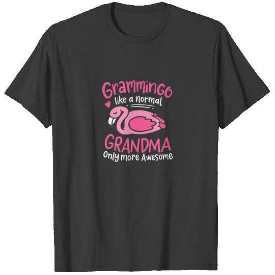 Grandma Flamingo Mother's Day T-shirt