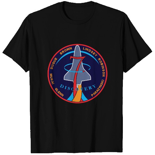 STS-95 Space Shuttle Discovery Mission Patch Logo T-shirt