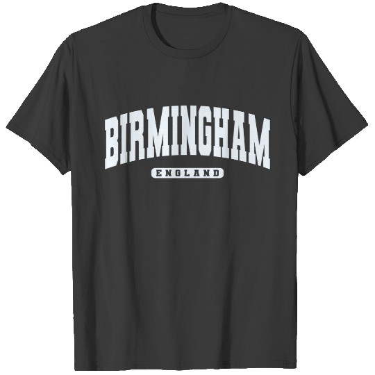 Birmingham England Varsity College Style Sweat T-shirt