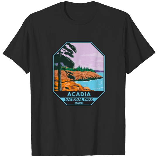 Acadia National Park Maine Bar Harbor Vintage T-shirt