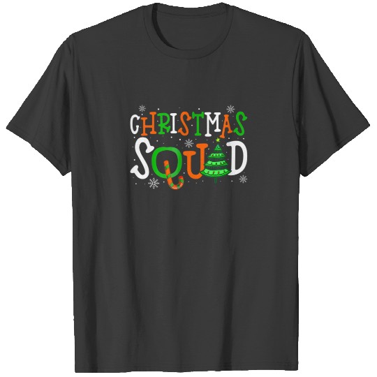 Christmas Matching Family Christmas Squad T-shirt