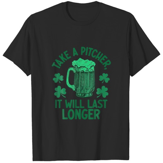 Discover Take A Pitcher It Will Last Longer Vintage Distres T-shirt