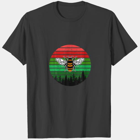 Christmas Retro Vintage Beekeeper - Beekeeping Bee T-shirt