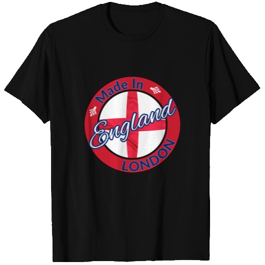 Made in London England St George Flag T-shirt