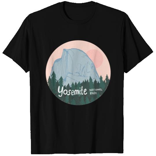 Yosemite National Park Pink Half Dome T-shirt