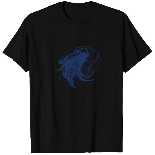 Hermit Crab in Dark Blue T-shirt
