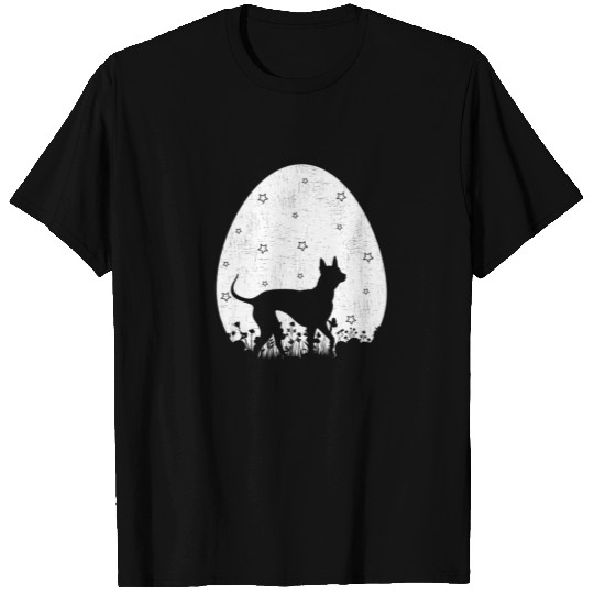 Easter Egg Vintage Thumbnail Style Pinscher Dog Ea T-shirt