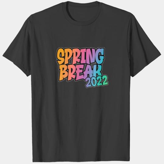 Spring Break 2022 Color Beach Vibes Summer Vacatio T-shirt