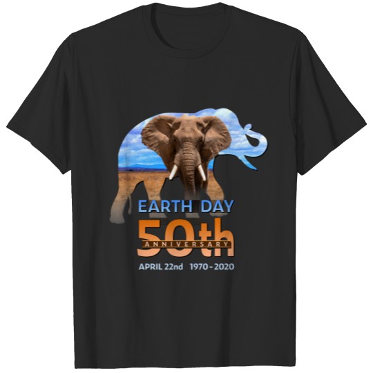 Elephant Earth Day 50th Anniversary Gift Plus Size T-shirt