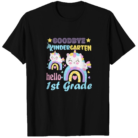 Goodbye Kindergarten Hello 1St Grade Unicorn T-shirt