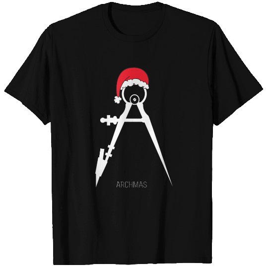 Architect Compass Christmas Santa Hat Students Plus Size T-shirt
