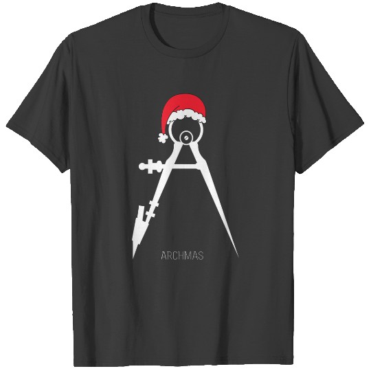 Architect Compass Christmas Santa Hat Students Plus Size T-shirt