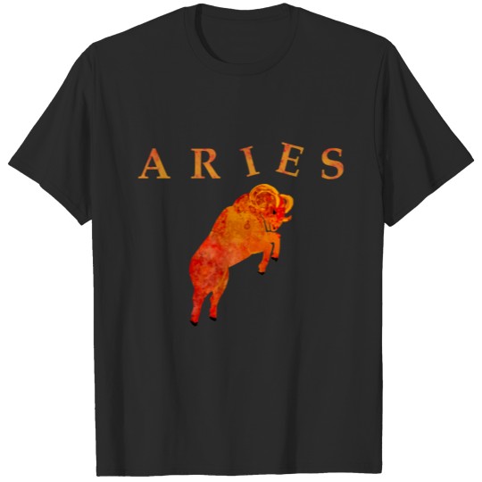 Discover Aries zodiac red ram T-shirt