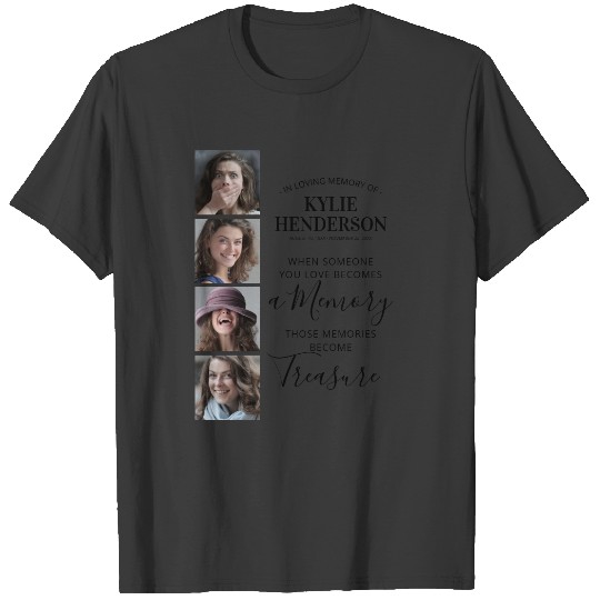 In Loving Memory Photo Memorial T-shirt