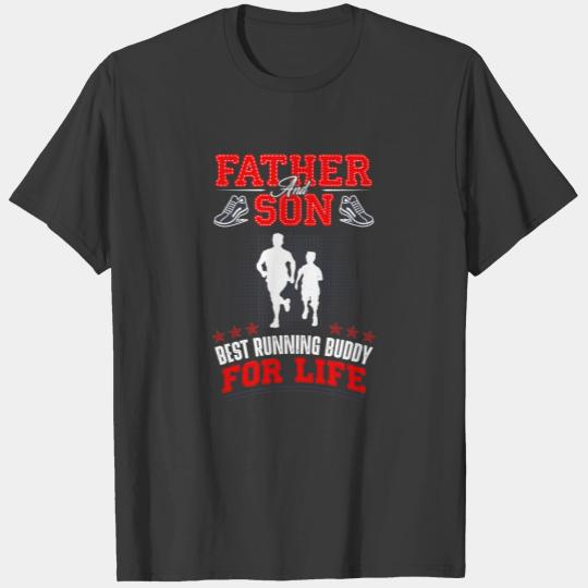 Father and son Running buddy T-shirt