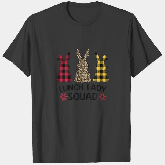 Cute Easter Day Gnome Love Lunch Lady Squad Wo T-shirt