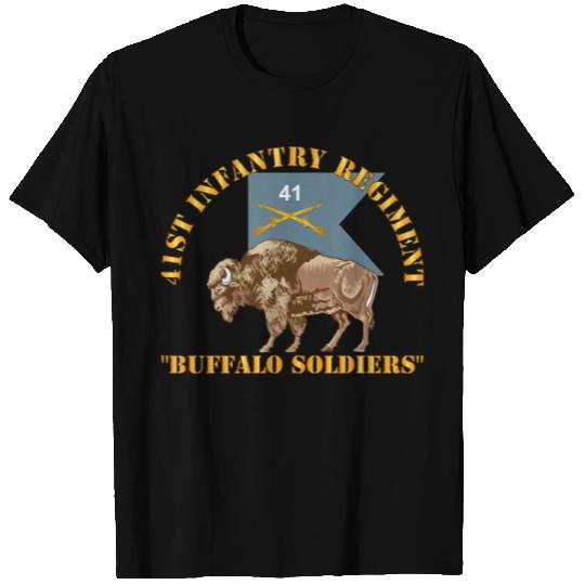 41st Infantry Regiment - Buffalo Soldiers Sweat T-shirt
