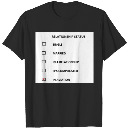 Discover In a relationship with aviation T-shirt