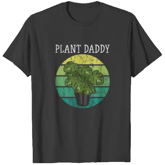 Mens Plant Daddy Gardening For Dad Plant Lover Gar T-shirt