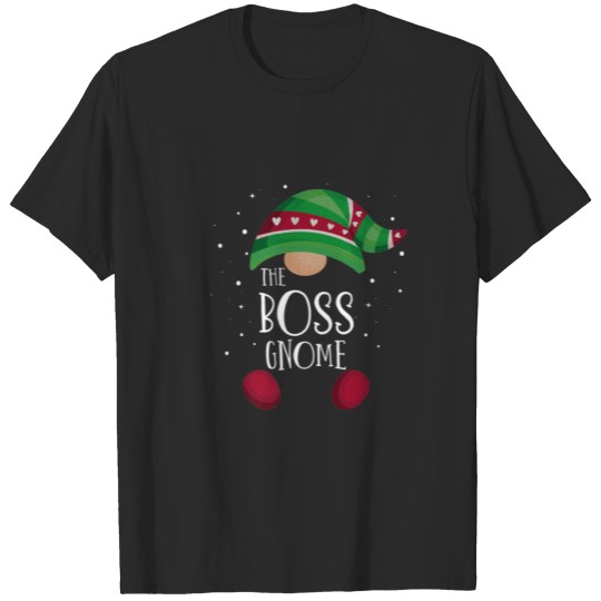 Discover Boss Gnome Matching Christmas Pjs Family Pajamas T-shirt
