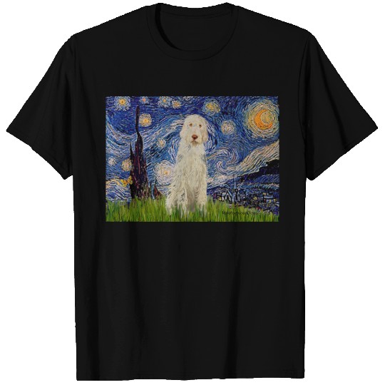 Starry Night - Italian Spinone #12 T-shirt