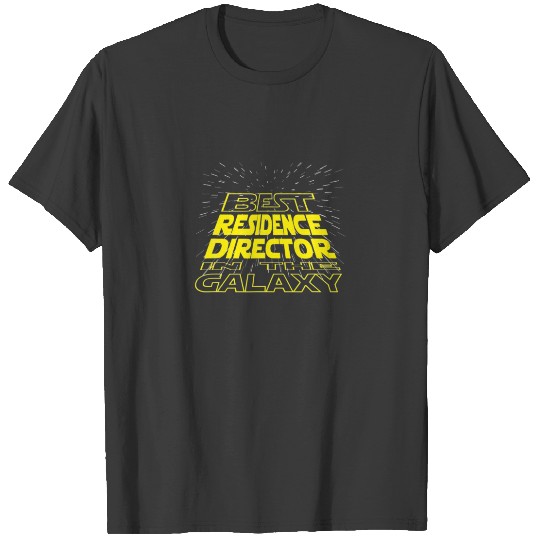 Discover Residence Director Funny Cool Galaxy Job T-shirt