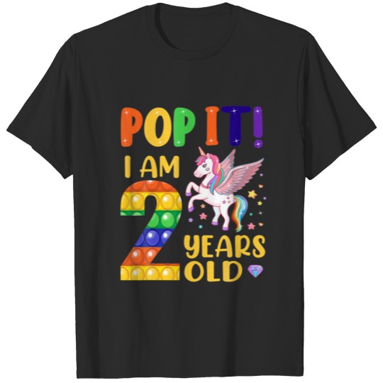Discover Pop It 1St Birthday Toddler Girls Boys 1 Years Old T-shirt
