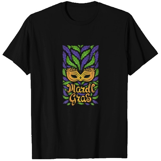 Mardi Gras Mask Design T-shirt