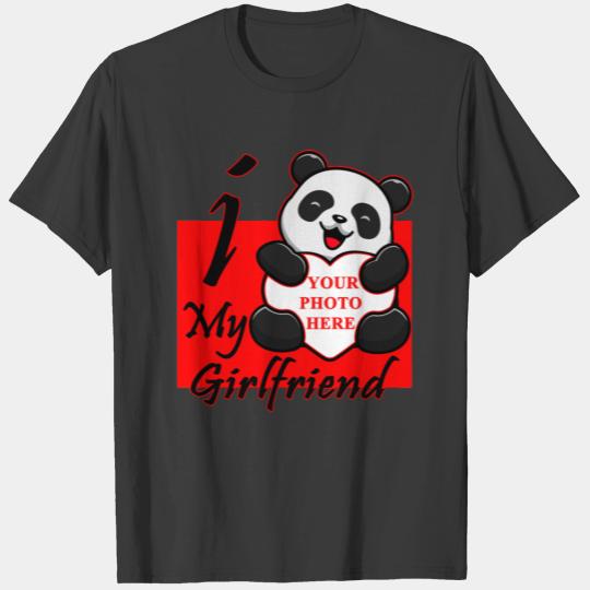 I love My Girlfriend - Add Photo T-shirt