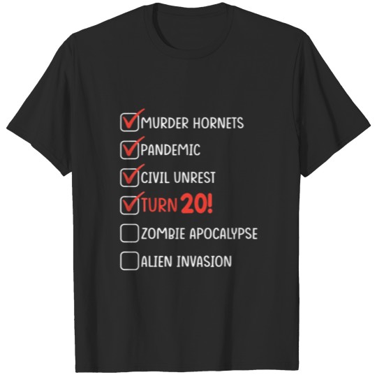 Discover 20Th Birthday Christmas Funny Quarantine 20 Years T-shirt