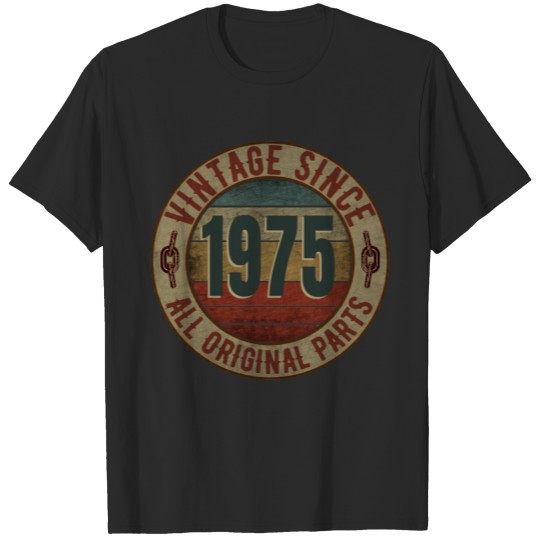 VINTAGE SINCE 1975 ALL ORIGINAL PARTS. PLUS SIZE T-shirt