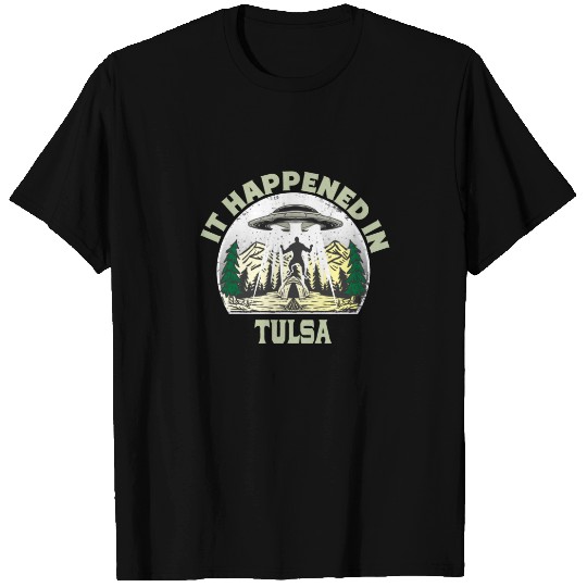 Alien UFO In tulsa City Sweat T-shirt