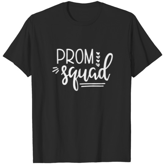 Discover Prom Squad Hearts Squad 2022 Senior Grad Graduatio T-shirt