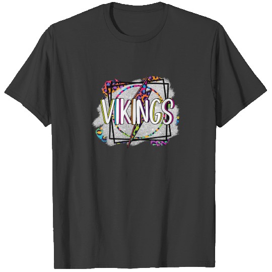 Vikings School Sports Fan Team Spirit Mascot Gift T-shirt