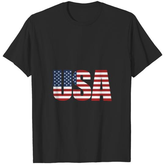 USA American Flag Patriotic T-shirt