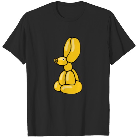 Fun yellow balloon bunny rabbit T-shirt