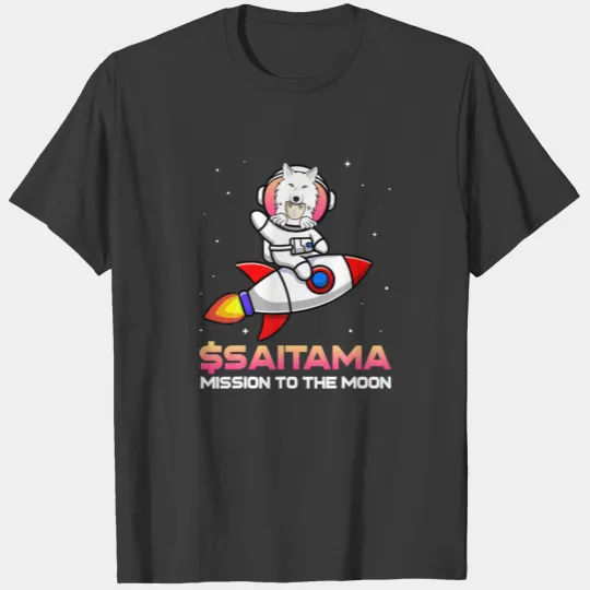 Saitama Coin To The Moon Crypto Token Cryptocurren T-shirt