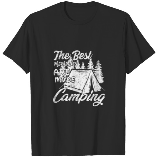 Discover Funny Camping Quote Camper Essentials Camping Cool T-shirt