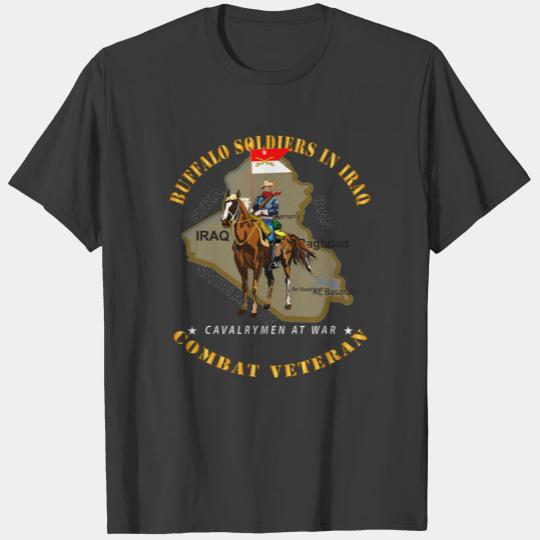 Army - Buffalo Soldiers in Iraq - Cavalry T-shirt