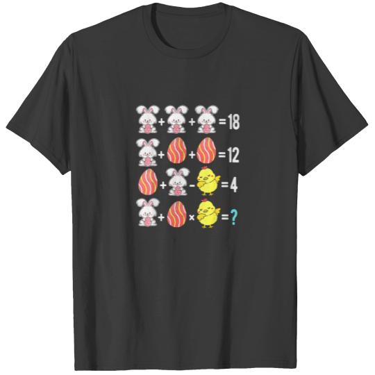 Easter Order Of Operations Quiz Math Teacher Easte T-shirt
