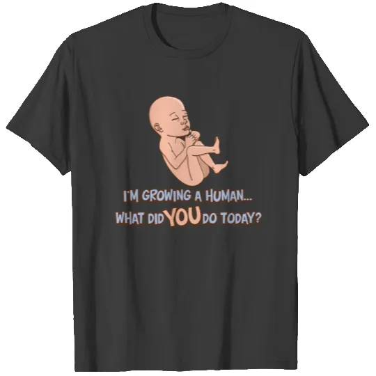 Growing A Human Maternity T-shirt