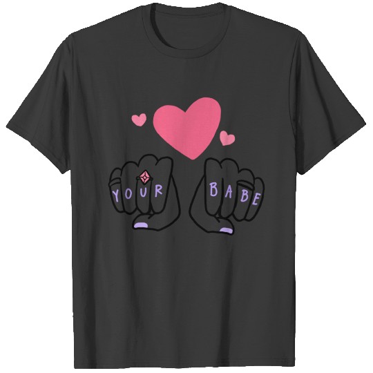 Valentine I Love you Babe Plus Size T-shirt