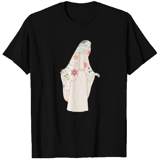 Bella+Canvas 3/4 Sleeve Raglan  Virgin Mary T-shirt
