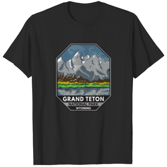 Discover Grand Teton National Park Wyoming Vintage T-shirt