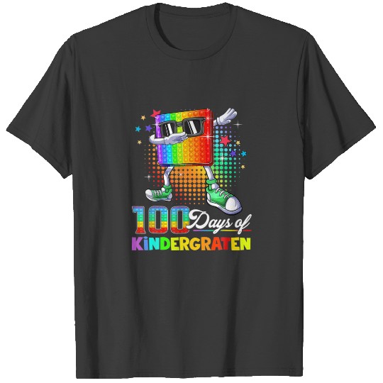 100 Days Of Kindergarten School 100Th Day T-shirt