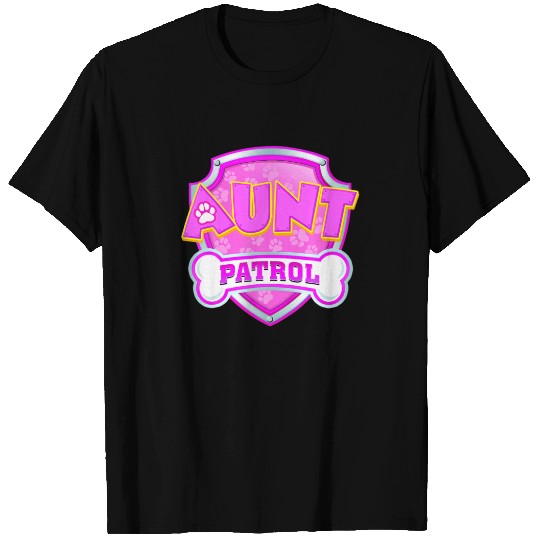 Funny Aunt Patrol Dog Mom, Dad For Men T-shirt