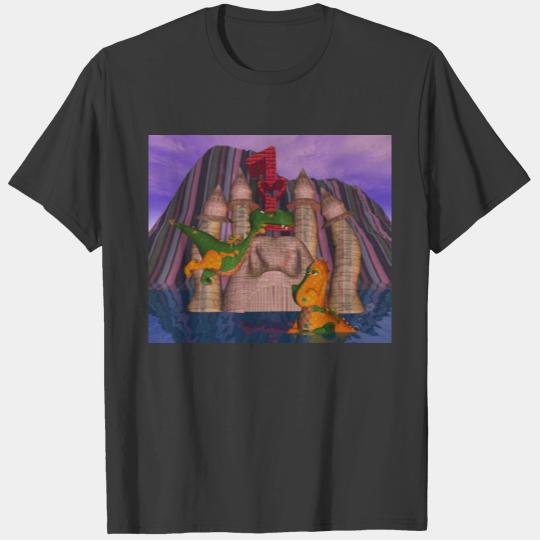 Twins first birthday two cute patchwork DragoN T-shirt