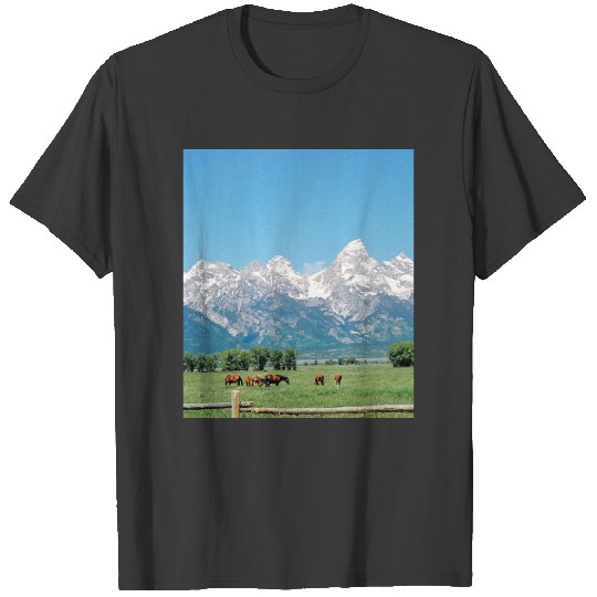 Tetons and Horses T-shirt