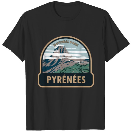 Pyrenees National Park France Vintage T-shirt